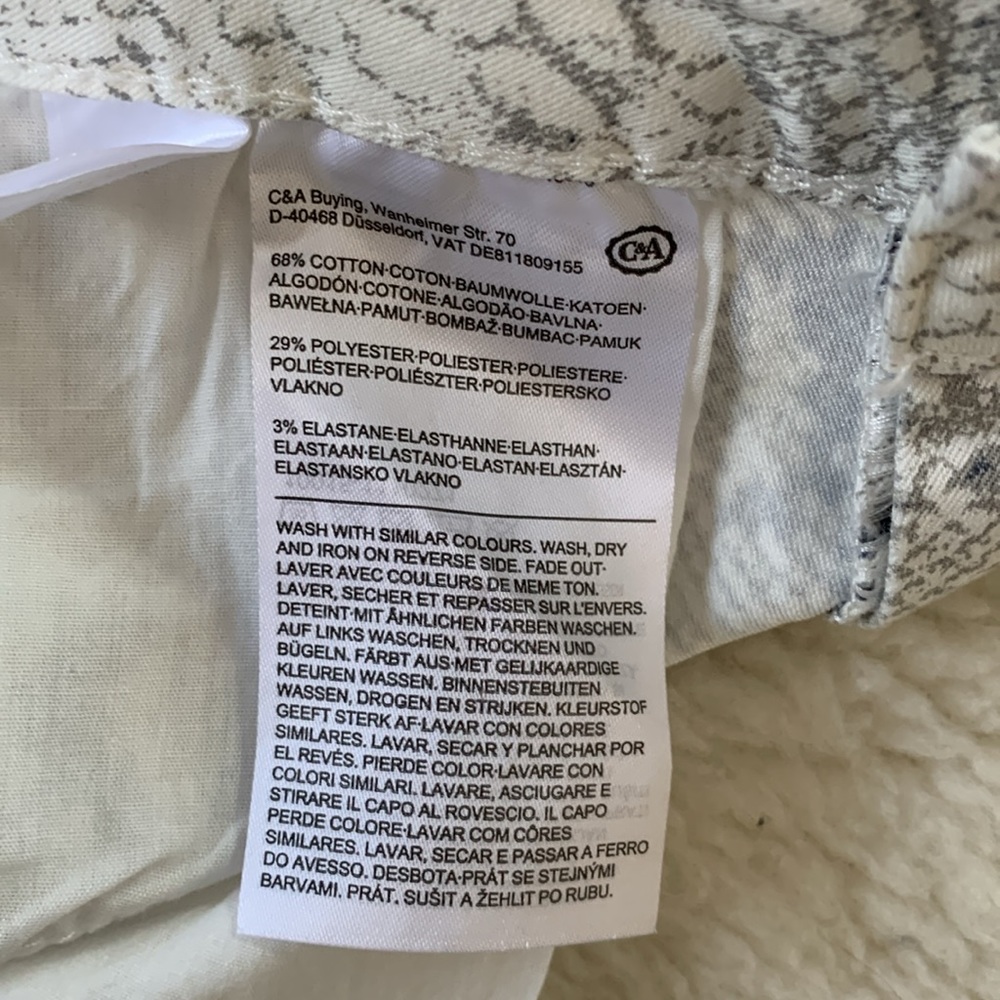 New Python Stretch Skinny Jean - Picture 6 of 7